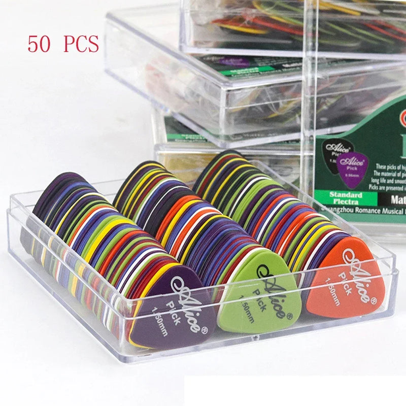 10-50 peças de palhetas de guitarra de 0,96 mm de espessura, acessórios para guitarra, palhetas de guitarra Alice Acoustic Electric Bass Pic Plectrum Mediator
