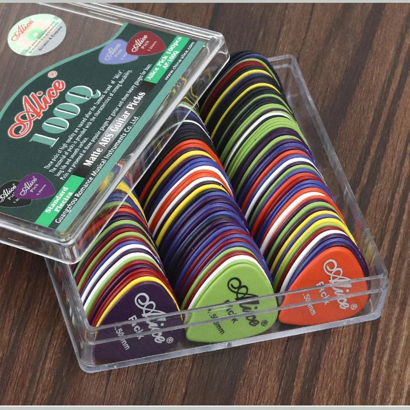 10-50 peças de palhetas de guitarra de 0,96 mm de espessura, acessórios para guitarra, palhetas de guitarra Alice Acoustic Electric Bass Pic Plectrum Mediator